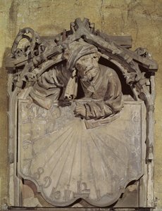 Sundial with the Figure of an Astronomer, 1493 by Conrat Sifer